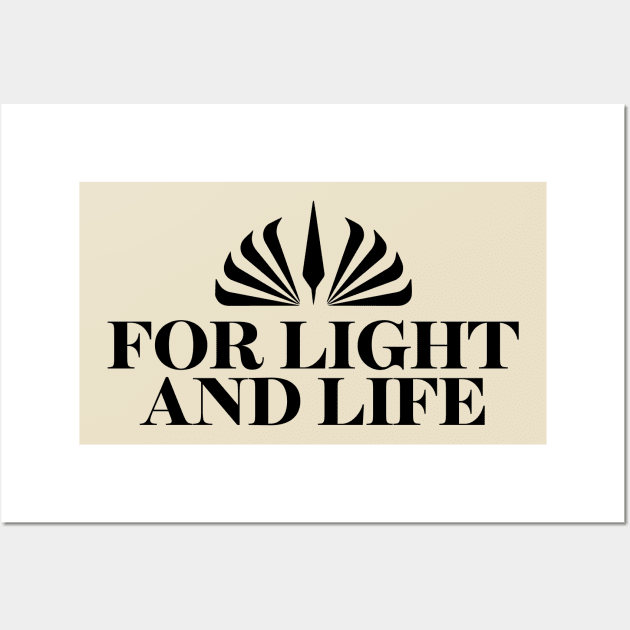 For Light and Life Wall Art by xwingxing